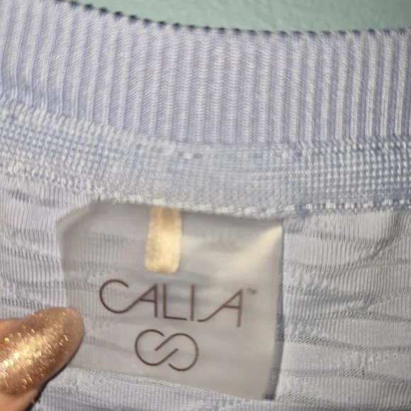 Calia Ribbed Racerback Tank Top - Picture 3 of 4